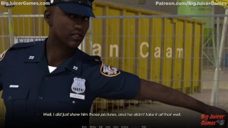 Depraved Awakening #2: Slutty widow gets titty-fucked by a detective (HD Gameplay)