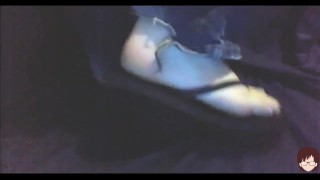 Vintage Flip Flop Feet Tease
