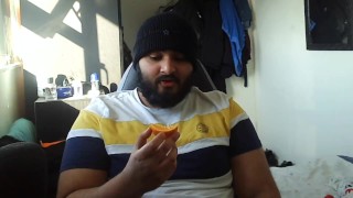 Solo Male Eating Fruit and Talking About His Day(s) #3