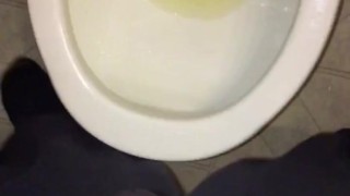 FTM Transgender - First Time using a Stand to Pee hollow silicone packer device just to demonstrate