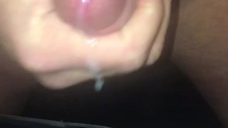 Tested out my new cock & balls device & it felt so amazing to jerk off & cum, it was a sweet finish 