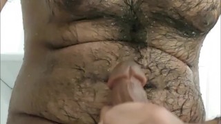 First Time Cumming On Myself in a Hotel Shower and Swallowing My Cum!