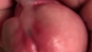 DADDY PUMPING OUT A SWEET CREAMY LOAD!!