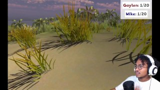 GAY COCONUTS DESERTED ISLAND BLOWJOB + HANDJOB GAME - Quest for Coconuts