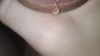  dick drooling too much
