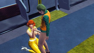 April O’Neil from Mutant Ninja Turtles anal fuck