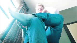 FTM Shy Jeans Masturbation Solo