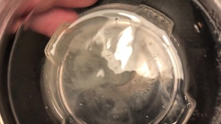 HAVE YOUR MOUTH WIDE OPEN BEFORE YOU TAKE A LOOK AT MY HUGE HOT SEMEN CUMSHOT - CLOSE-UP HD 4K