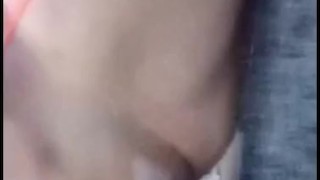 Milf Plays With Self On Bathroom Sink With New Dildo