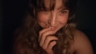 Adorable Slut Masturbates herself Before Bed ☝️