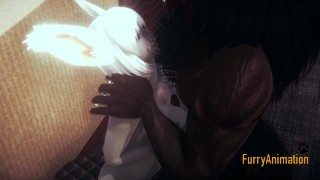 Furry Hentai - Sexy and cute Bunny having sex with a beast