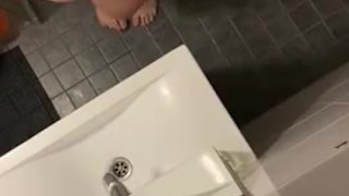 peeping in the shower