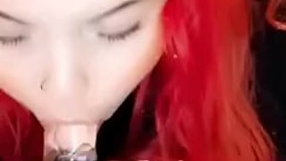 Sucking dildo