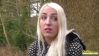OLDNANNY British Mature and Blonde Lesbo Action