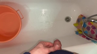 I peed twice down the bath