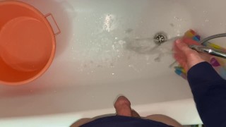 I peed twice down the bath