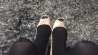 Squeaky Beige Heels