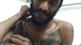 Enjoying my bath at 10:40pm