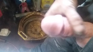 Masturbating at work