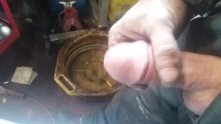 Masturbating at work