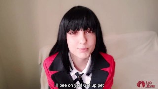 You lost to Yumeko Jabami "I'll pee on you"