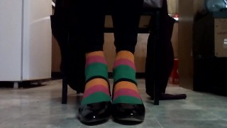 Squeaky Black Wedges 2