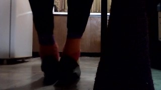 Squeaky Black Wedges 3