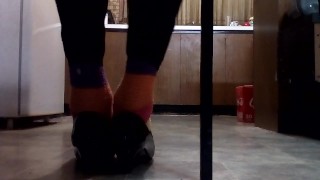 Squeaky Black Wedges 3