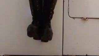 Squeaky Platform Boots Off Washing Machine