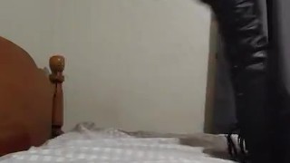 Squeaky Platform Boots On My Bed