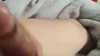 mi verga dura a punto de sacar leche