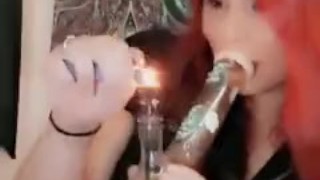 Smoking want to suck something