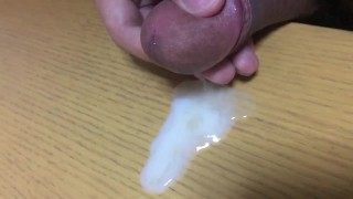 3日間溜め込んだ濃厚射精