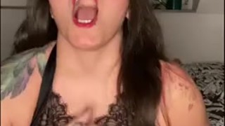 smelly feet footplay JOI in sexy lingerie with dangling and heels takeoff