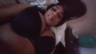 Giveing her backshots till she scream