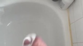 Quick cum in the shower