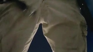 Black dick peeing in restroom good piss stream #2