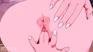 Hentai Zero Two masturbando a buceta solo