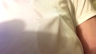 【日本人 チクニー】感度抜群の勃起乳首を唾液まみれにして喘ぐ変態オナニー #13