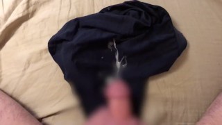 【日本人】寸止めオナニーでギンギンに反り返ったチンポから溢れる濃厚ザーメン、イクとこじっくり見て #15