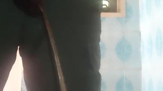 Pre-cum and hands-free pissing 