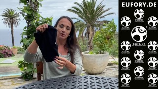How to BDSM - Spandex mask with mouth zip!