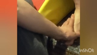 pixieservesHim cock worship while He games : battle with Valkyrie Queen on GOW