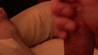 Late night big dick jerk off