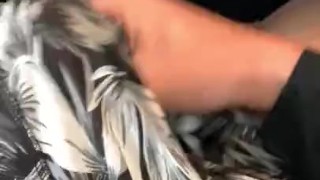 【個人撮影】パンツ内射精で絶頂！パンツから我慢汁が糸を引く寝起き着衣オナニー