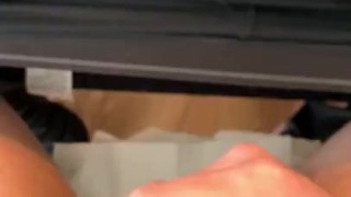 【個人撮影】パンツ内射精で絶頂！パンツから我慢汁が糸を引く寝起き着衣オナニー