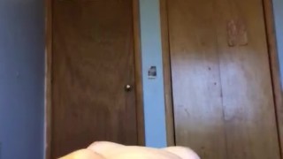 MILF masturbates eating weed edible chocolate bar