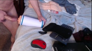 AutoBlo CockSucking Machine Makes Me CUM Hard AF