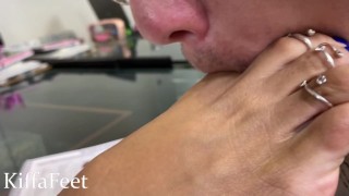 PREV Hot School Teacher 3 Part 1 Spanish teacher feet mesmerizes student COCK TEASING FOOT WORSHIP