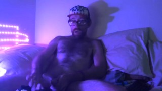 Jacking in the clouds; Cumshot in Blue